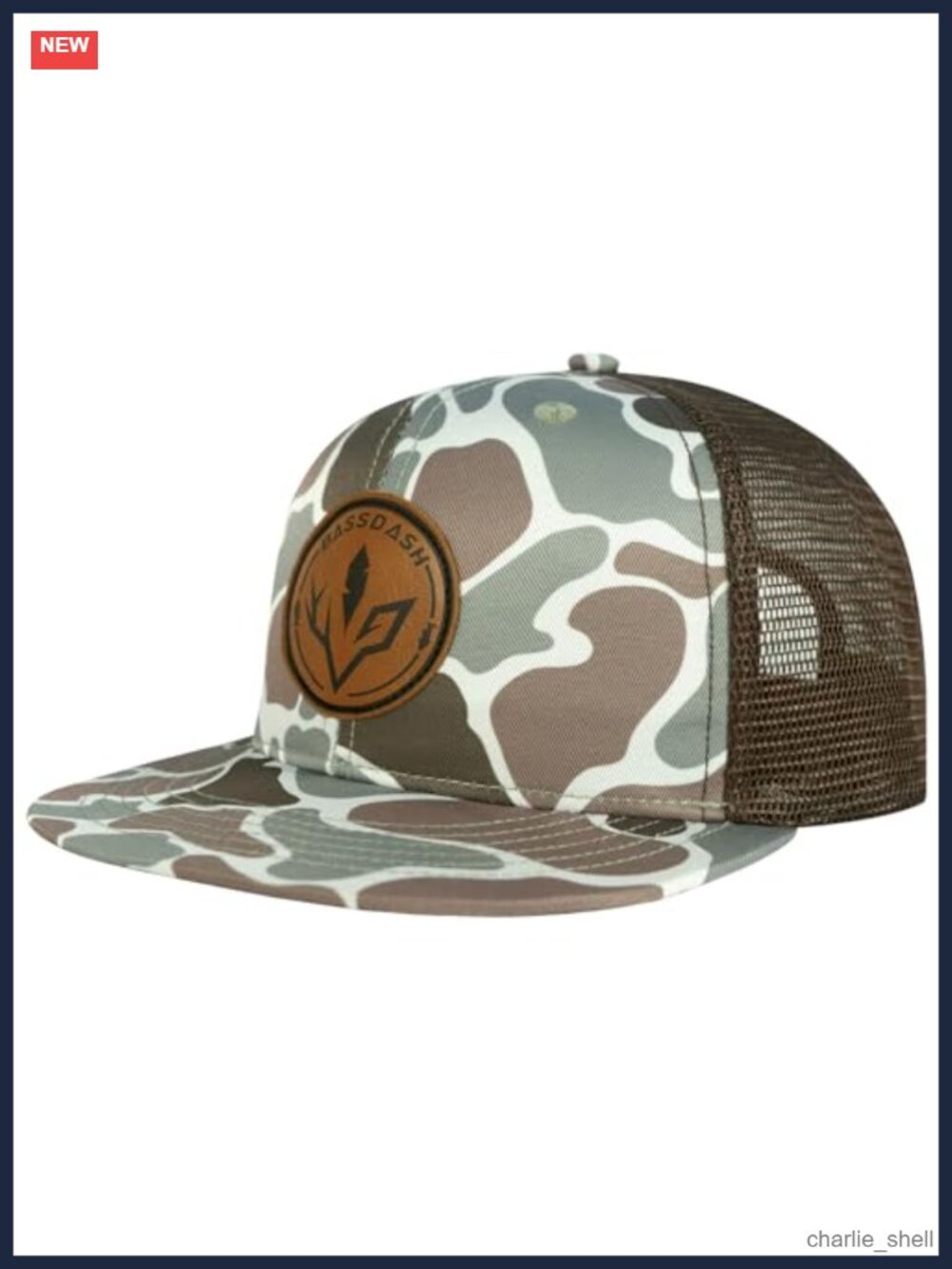 Flat Brim Trucker Cap Adjustable Snapback Mesh Back Baseball Hat